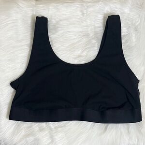 Auden Black Unlined Scoop Neck Bralette